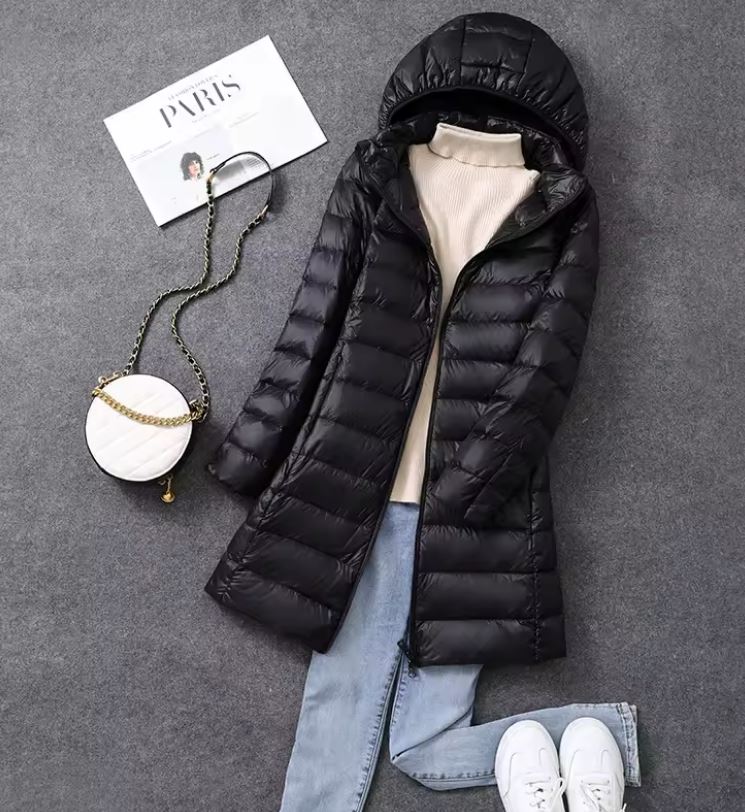 HYVALO | Pufferjacka i trenchstil