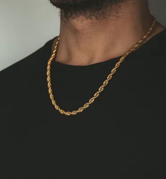 HYVALO | Modernt halsband med rep länkar