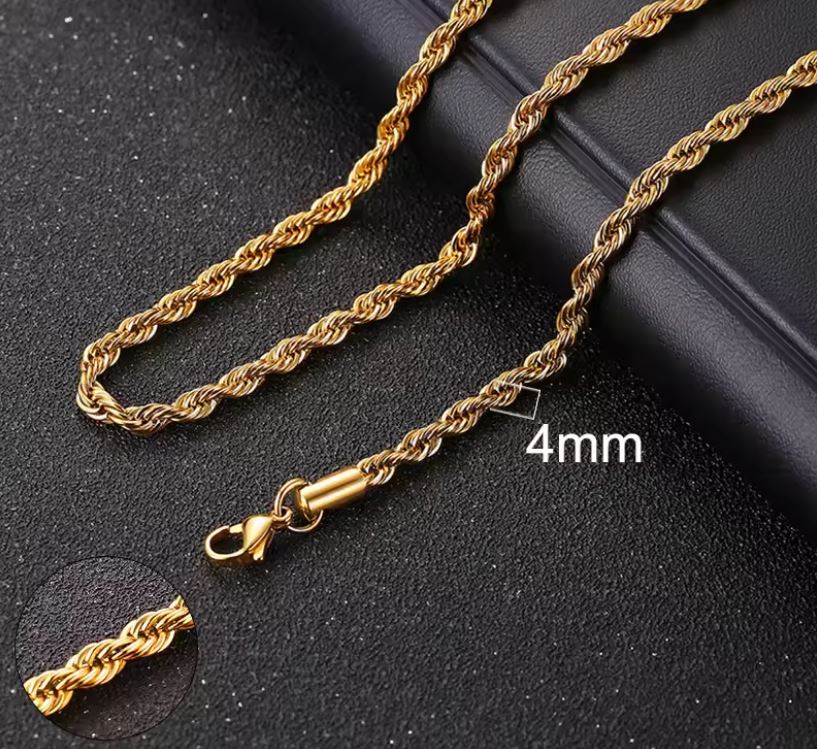HYVALO | Modernt halsband med rep länkar