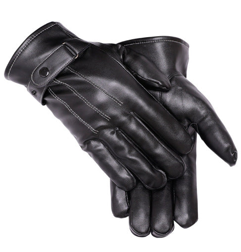 HYVALO | Raven Svart Läderhandske