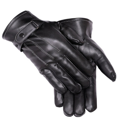 HYVALO | Raven Svart Läderhandske