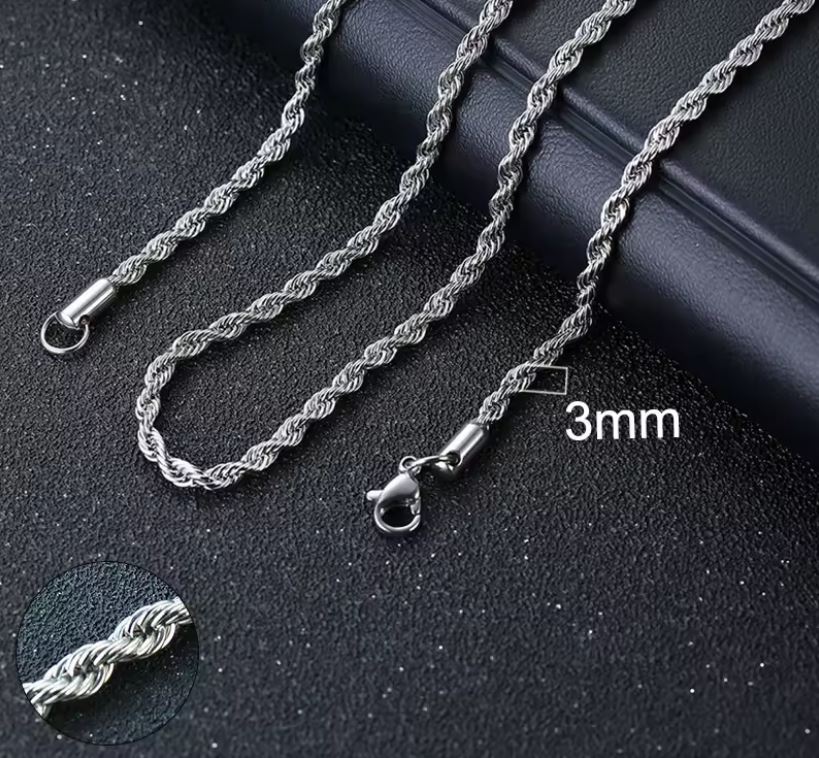HYVALO | Modernt halsband med rep länkar