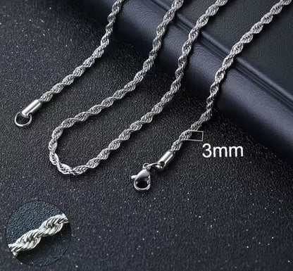 HYVALO | Modernt halsband med rep länkar