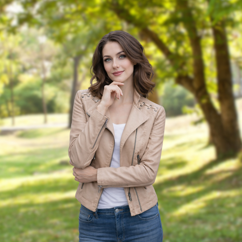 HYVALO | Jacka i motorcykelstil