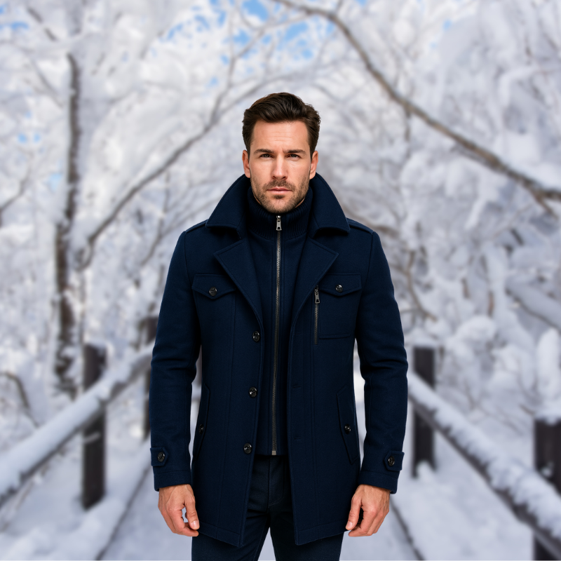 HYVALO | Tvådelad termisk ullkappa