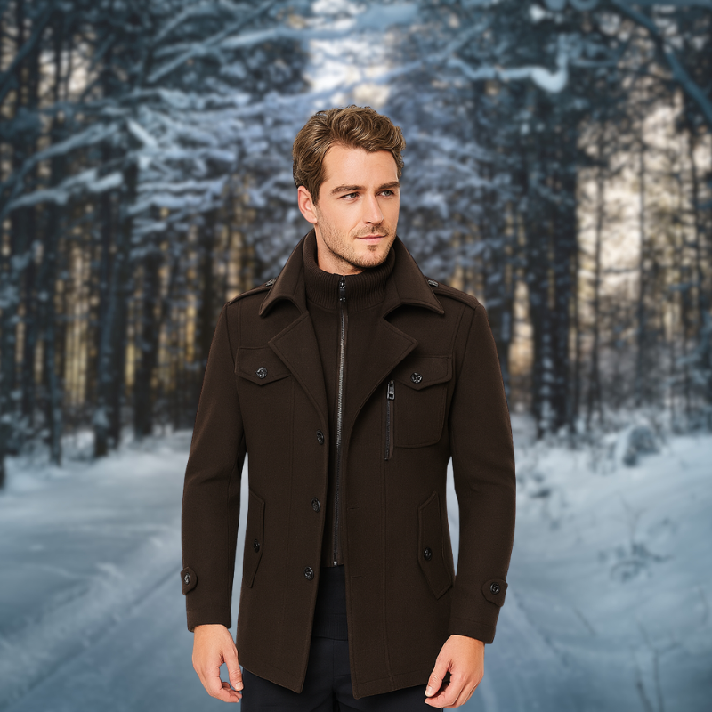 HYVALO | Tvådelad termisk ullkappa