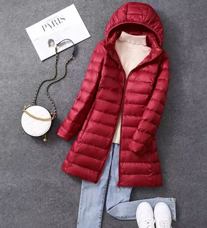 HYVALO | Pufferjacka i trenchstil